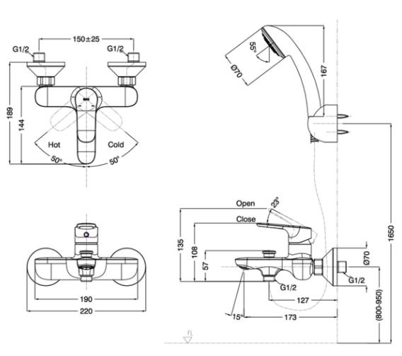 Ban ve ky thuat sen tam Inax BFV-1403S-7C