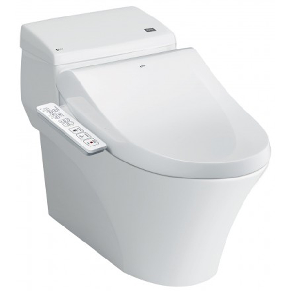 Bon cau nap rua dien tu Inax AC-1017R+CW-H18VN