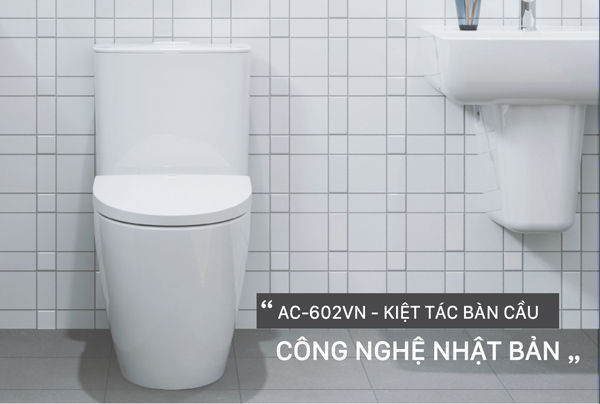 Bon cau Inax AC 602VN kieu dang dep
