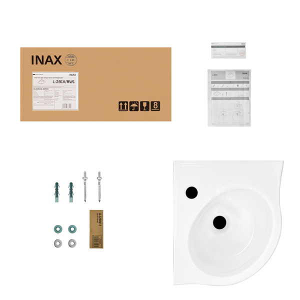 Mo hop chau goc Inax&nbsp;L-281V