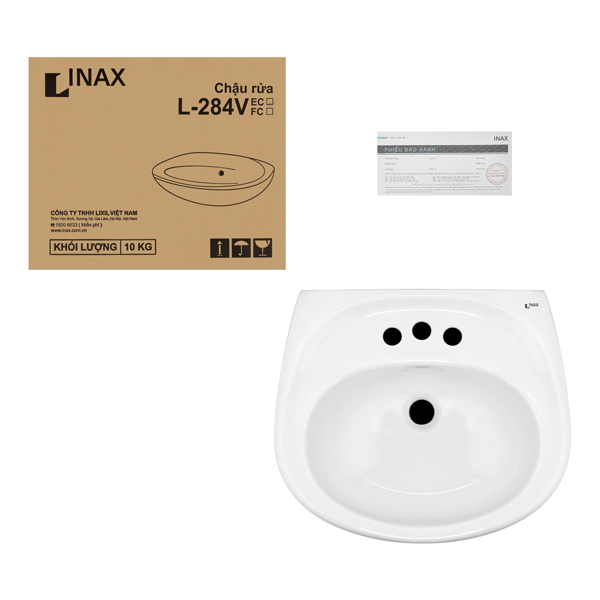 Mo hop chau rua Inax L-284V