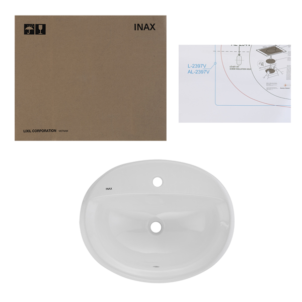 Mo hop chau rua Inax L-2395V